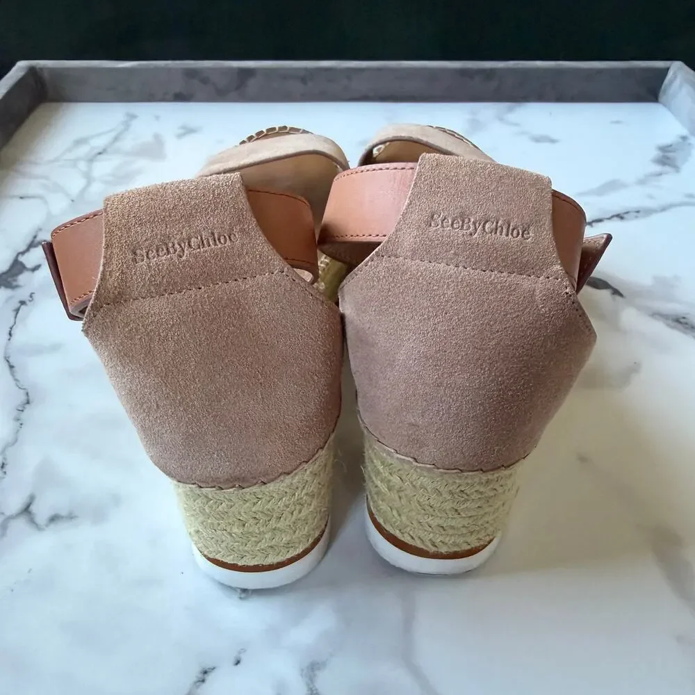 See by Chloé Glyn Flatform Espadrilles Size EU 40